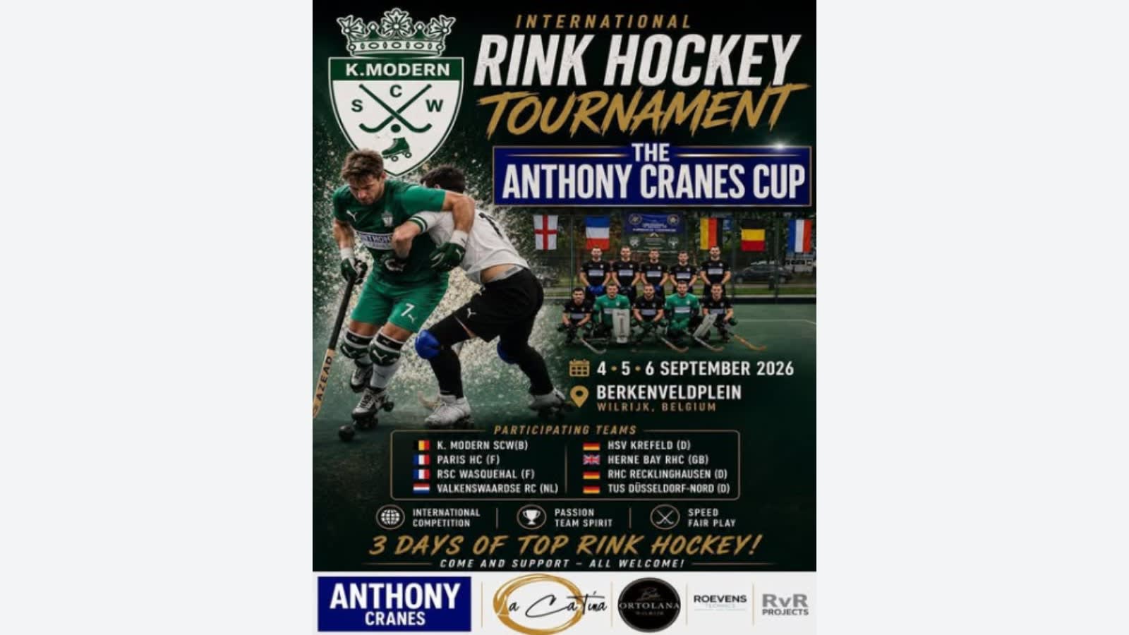 THE ANTHONY CRANES CUP