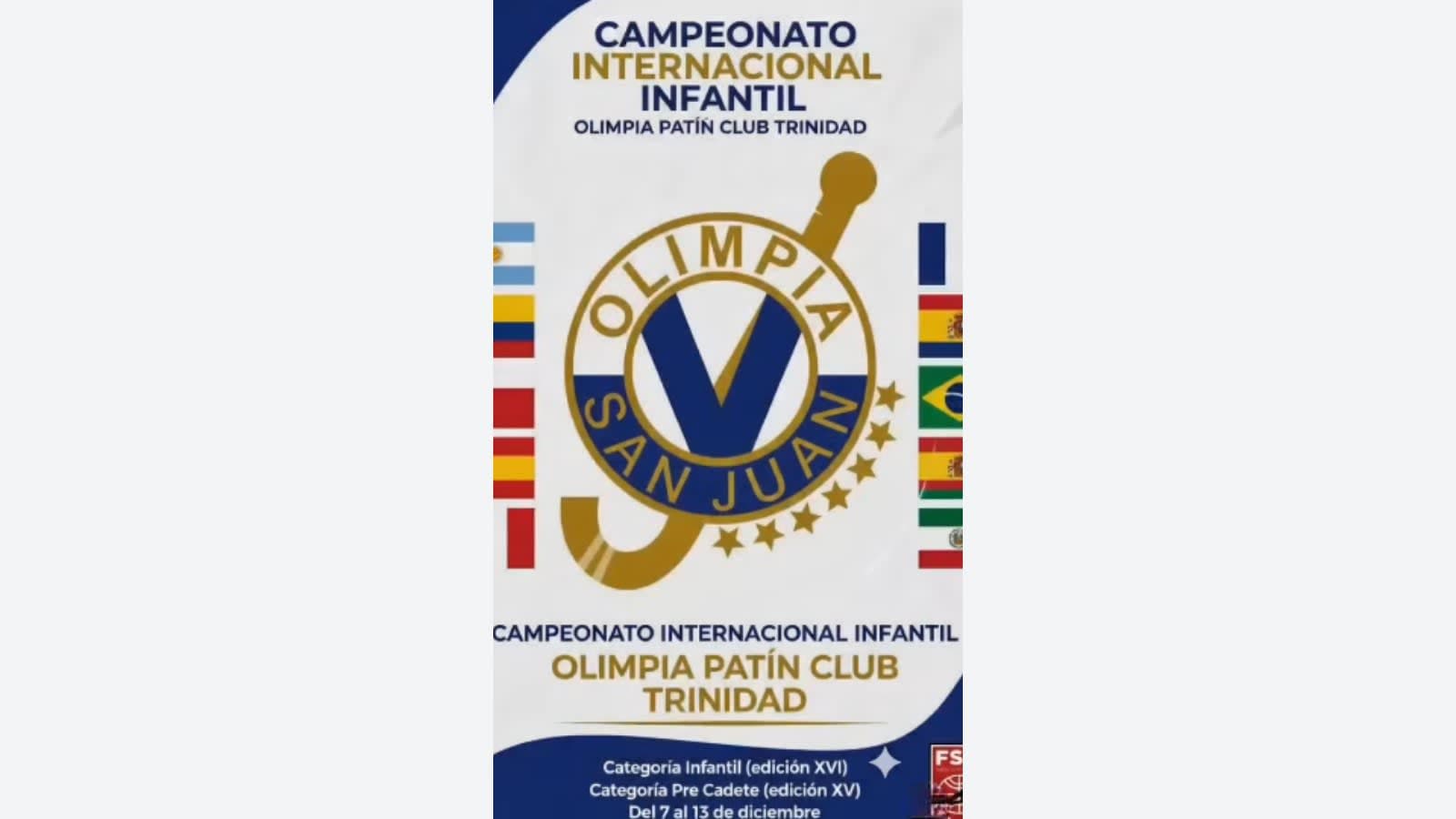 Campeonato Internacional Infantil - Olimpia Patín Club Trinidad